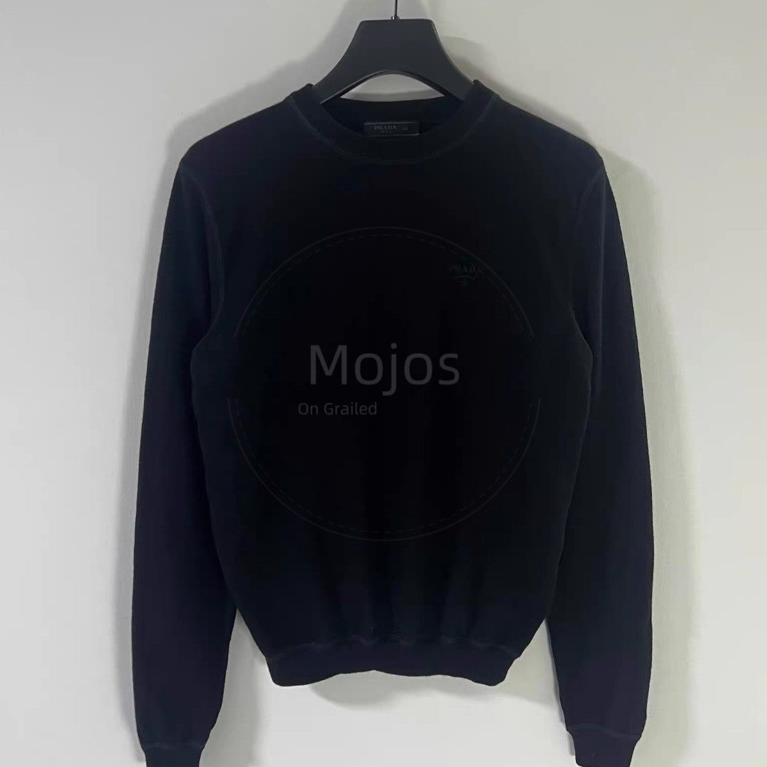 Prada Sz 44 Prada Logo Stitch Knitwear Sweater-2508 Size US S / EU 44-46 / 1 - 1 Thumbnail