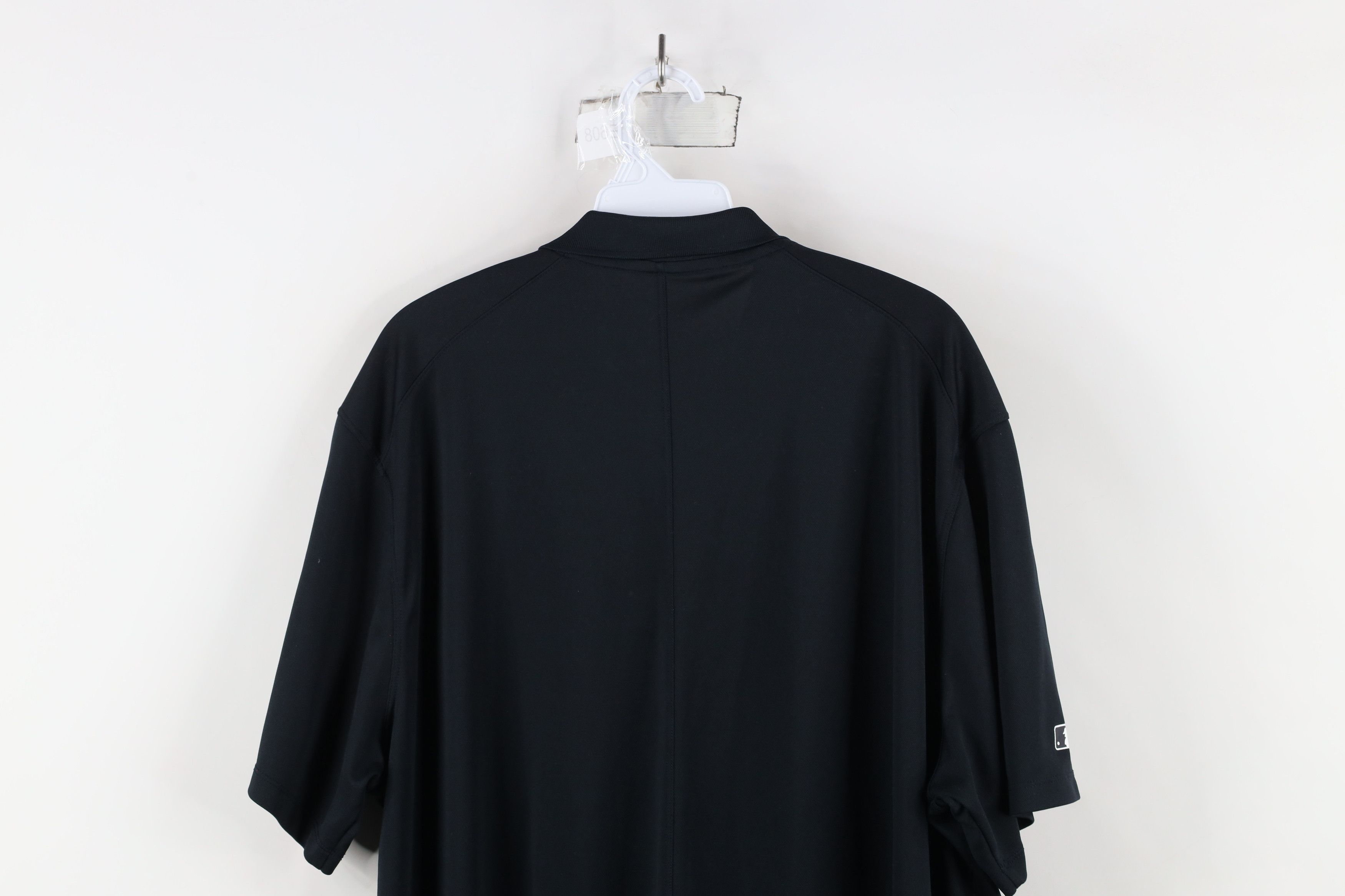 Nike × Vintage Nike 313 Detroit Tigers Baseball Golf Polo Shirt Black Size US XL / EU 56 / 4 - 14 Thumbnail