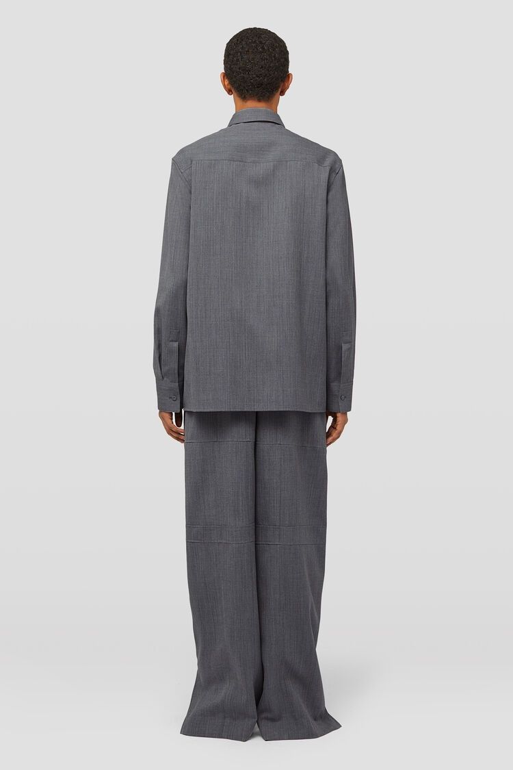 Jil Sander o1w1db11025 Shirt in Grey Size US XL / EU 56 / 4 - 3 Thumbnail