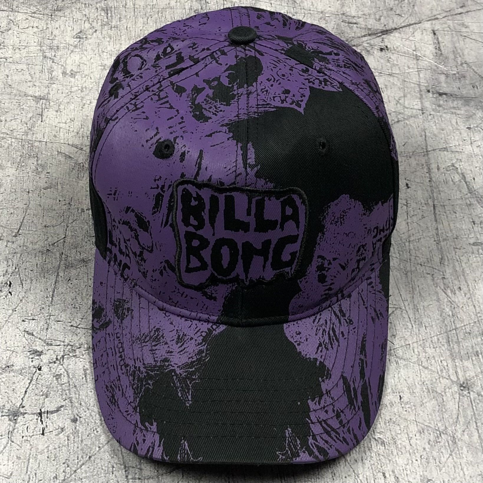 Billabong Y2K Billabong Purple Skulls Cap AOP Size ONE SIZE - 2 Thumbnail