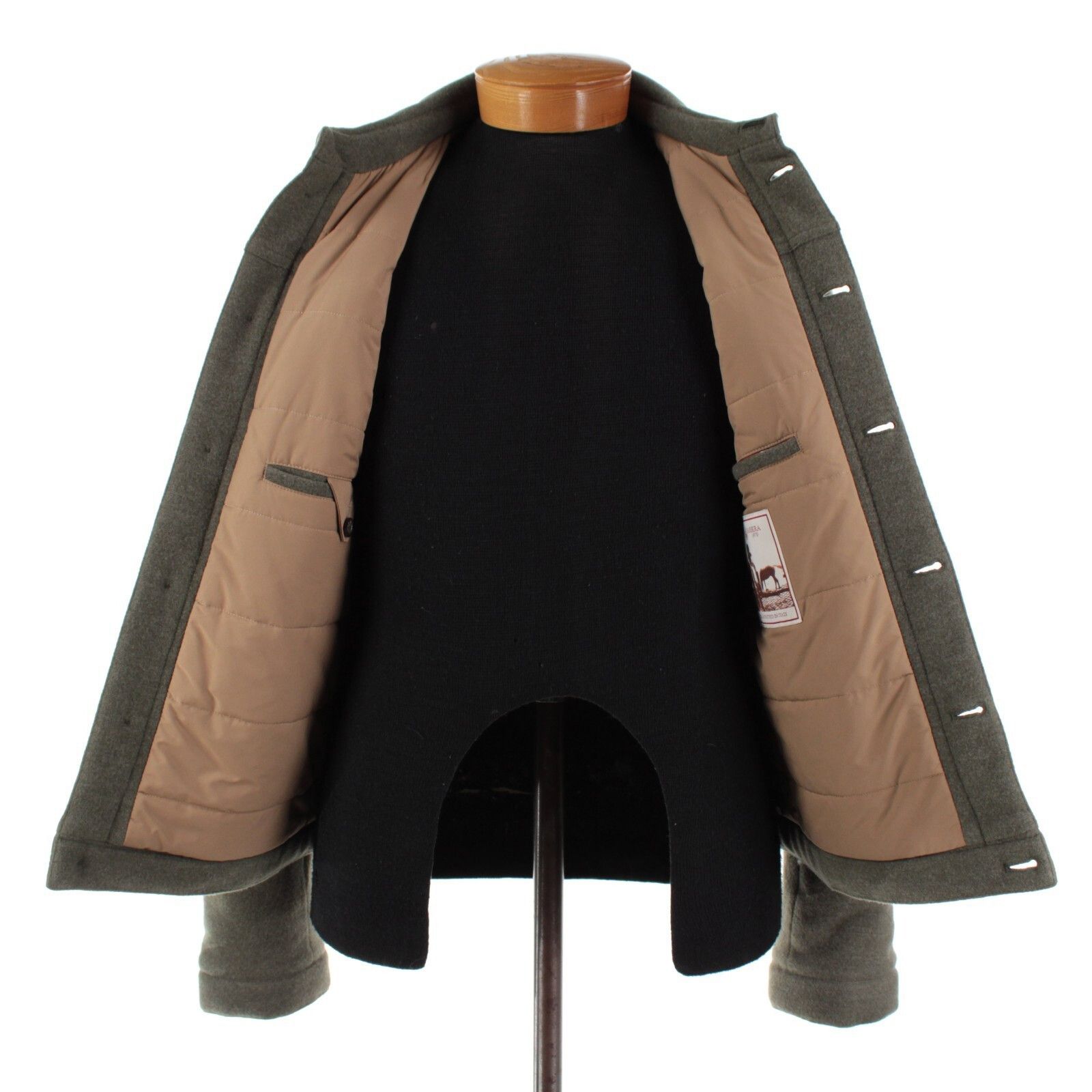 Luciano Barbera Luciano Barbera Jacket Size M US In Green Wool Size US M / EU 48-50 / 2 - 6 Thumbnail