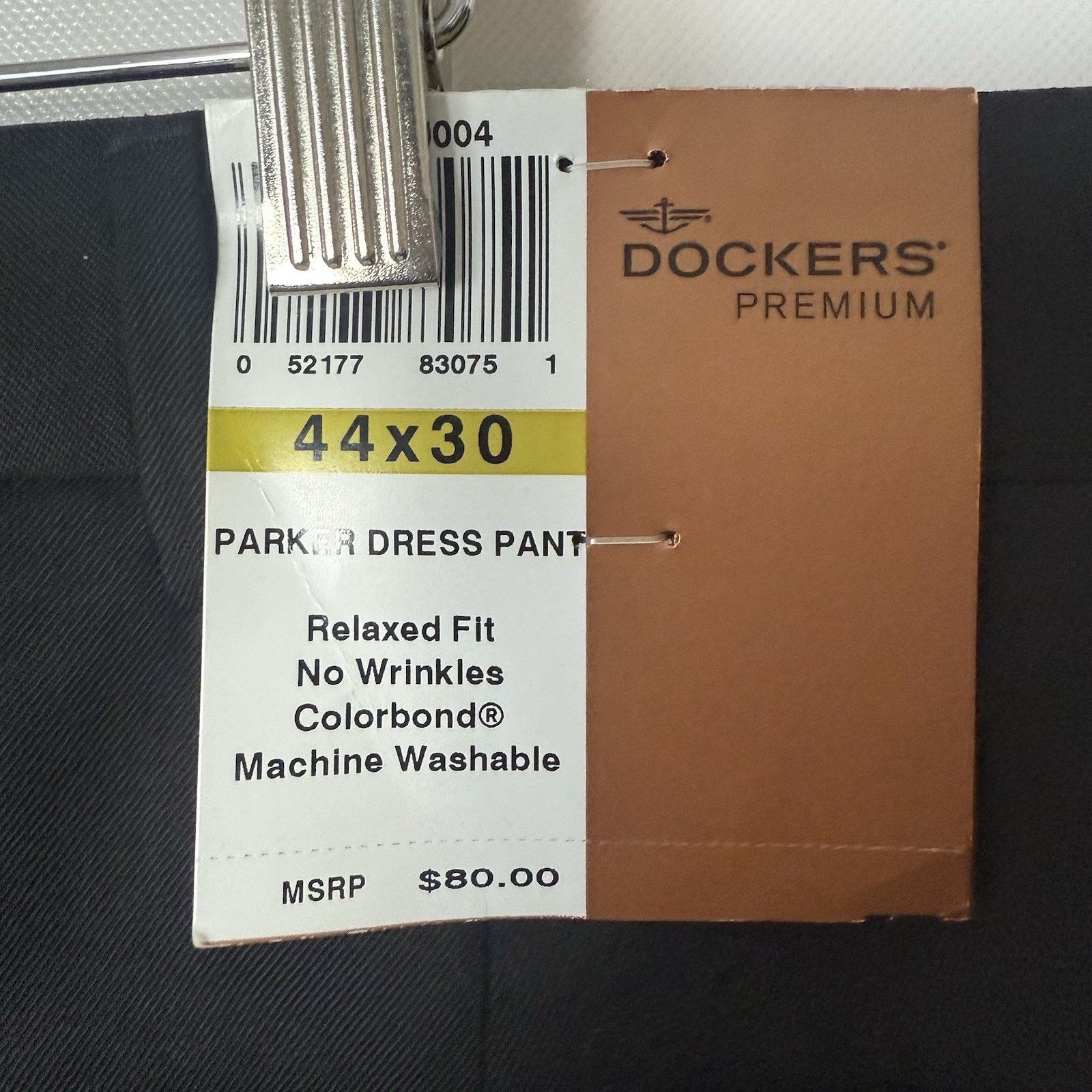 Dockers Dockers Premium Parker Dress Pant 44x30 Pleated Cuffed Wool Size US 44 / EU 60 - 4 Thumbnail