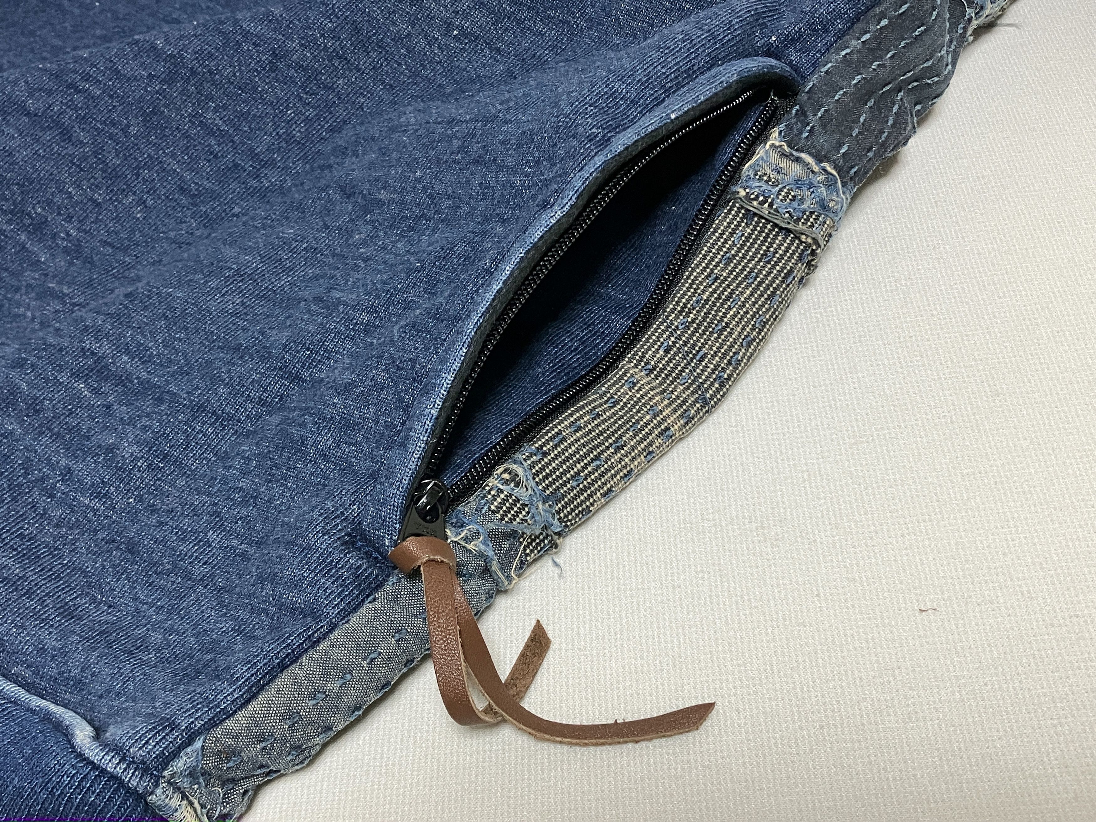 Kapital KAPITAL IDG BORO 2TONE BIG sweatshirt indigo brand new 3 Size US L / EU 52-54 / 3 - 5 Thumbnail