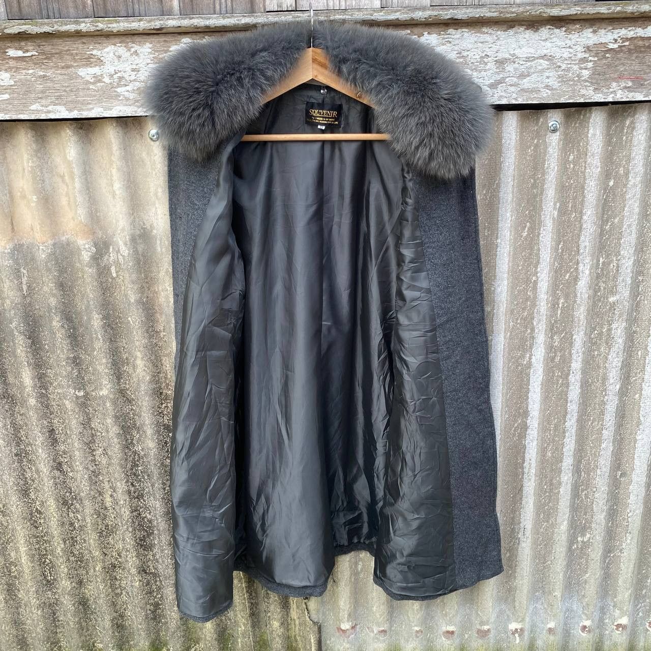 If Six Was Nine × Vintage Vintage Souvenir Fur Wool Coat Jacket Size M / US 6-8 / IT 42-44 - 2 Thumbnail