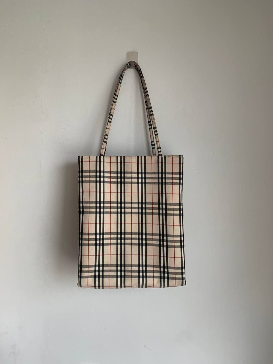 Vintage Shopper Bag Burberry Style