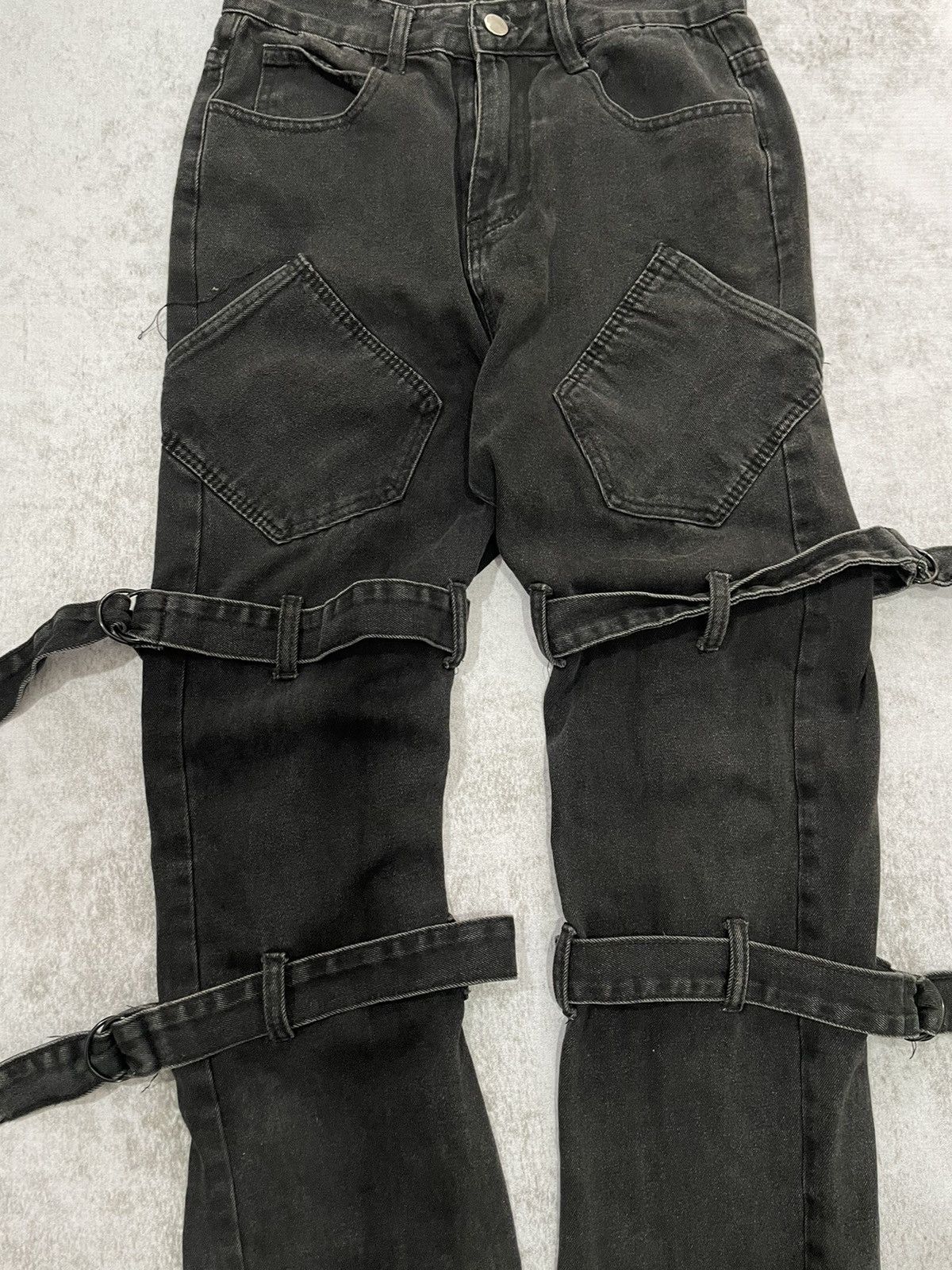 Hysteric Glamour 2000 s japan bondage denim pants y2k style Size US 29 - 3 Thumbnail