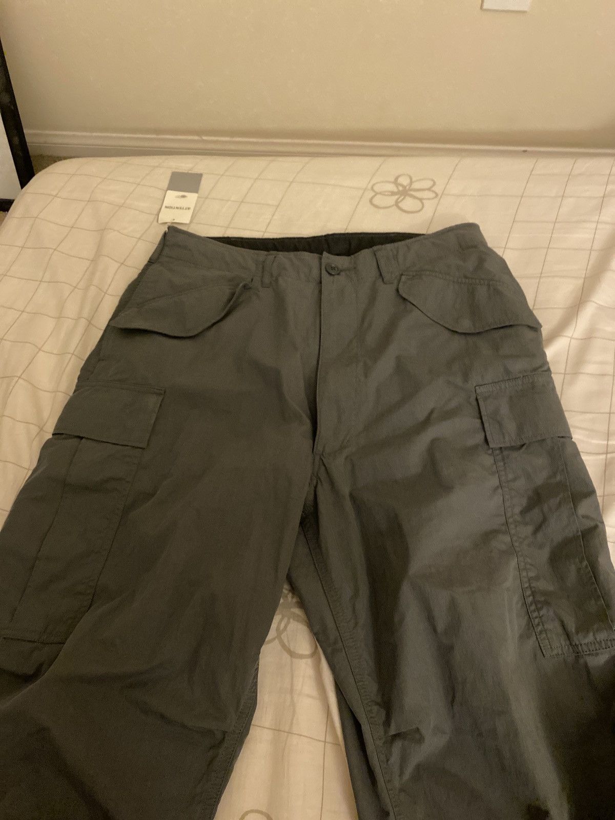 Beams Plus beams grey cargo pants (medium) Size US 34 / EU 50 - 1 Thumbnail