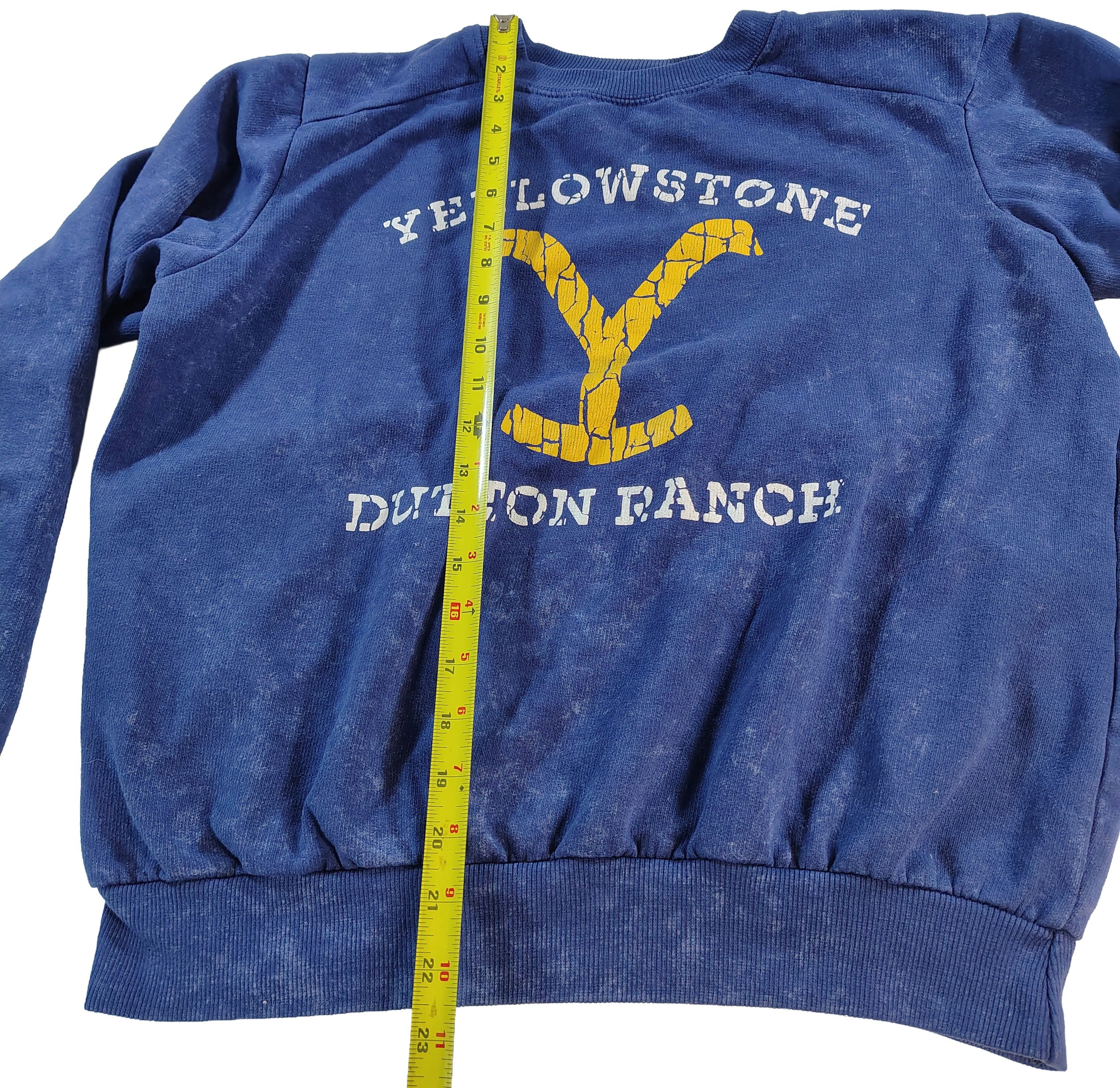 Other Men's Blue Medium "Yellowstone Dutton Ranch" Comfy Sweater Size US M / EU 48-50 / 2 - 3 Thumbnail