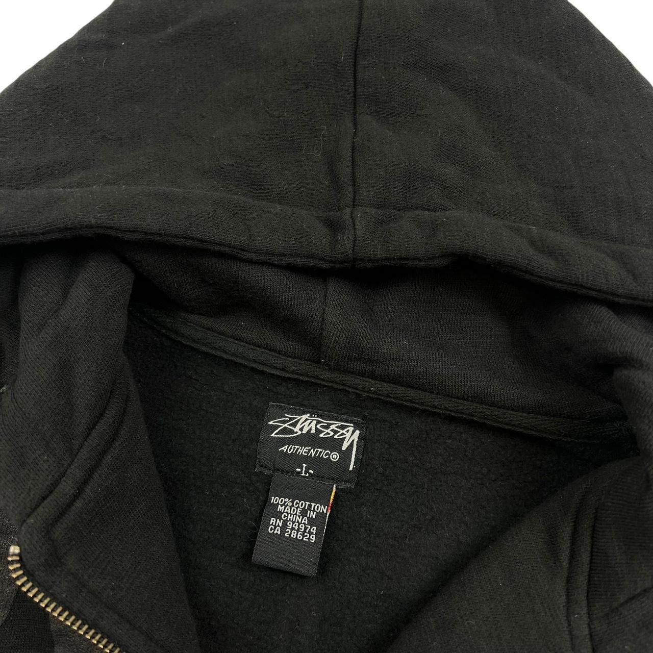 Stussy Vintage 2000s Stussy Crown Skull Zip Up Hoodie - Large Size US L / EU 52-54 / 3 - 7 Thumbnail