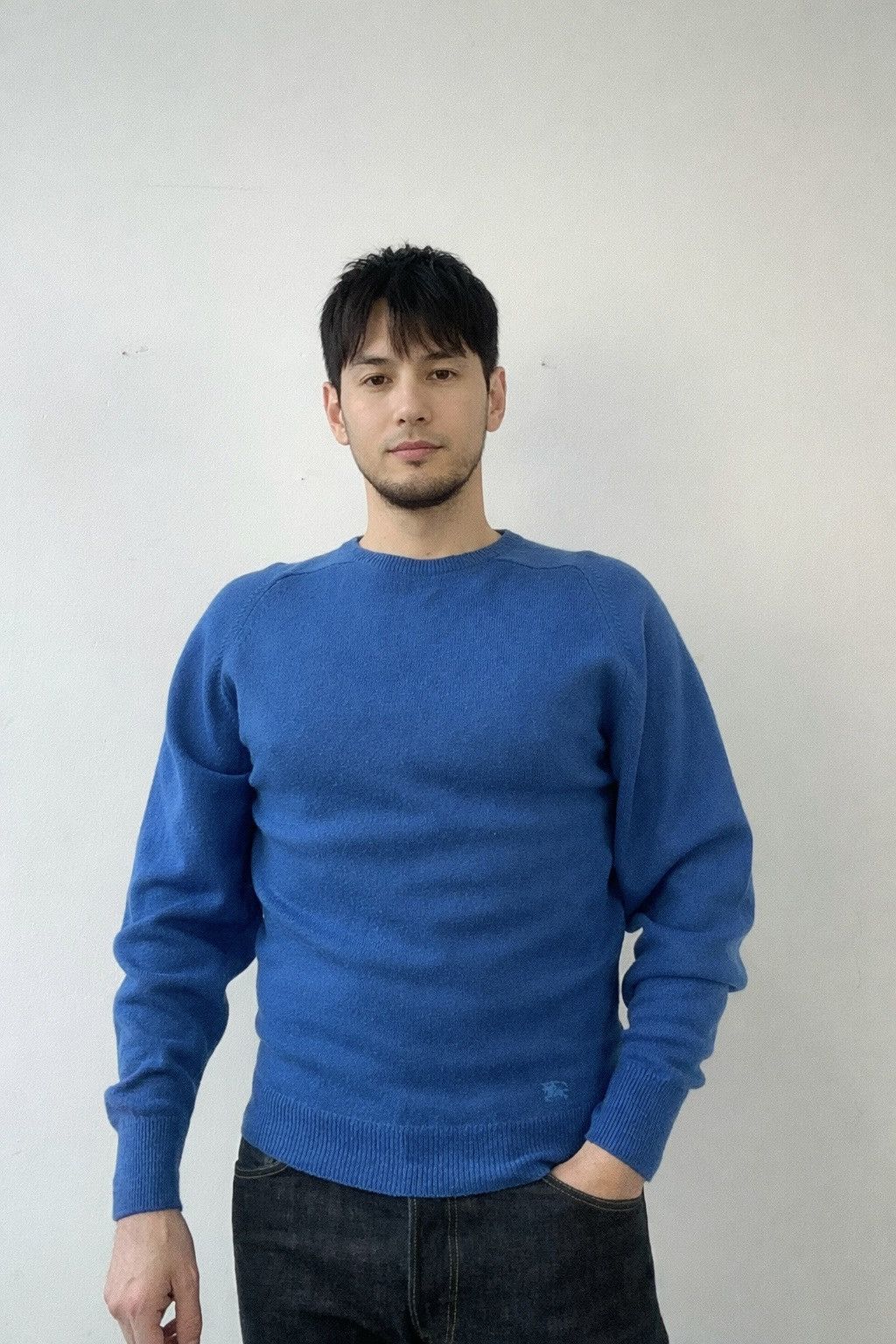 Burberry Authentic Burberrys' Crew Neck Jumper 100% Pure Lambswool Size US M / EU 48-50 / 2 - 2 Thumbnail