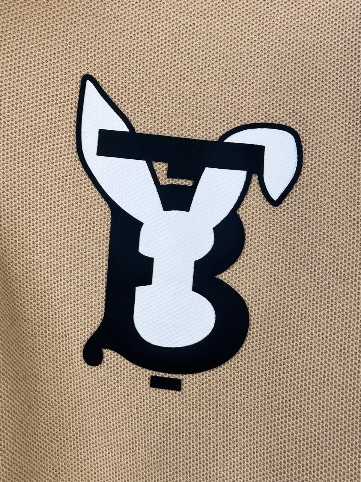 Burberry Rare Burberry Rabbit Polo Shirt Luxurious Streetwear Size US S / EU 44-46 / 1 - 8 Thumbnail