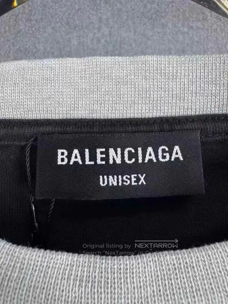 Balenciaga Balenciaga Spliced Double Ring Letter Tee. Size US XXS / EU 40 - 4 Thumbnail