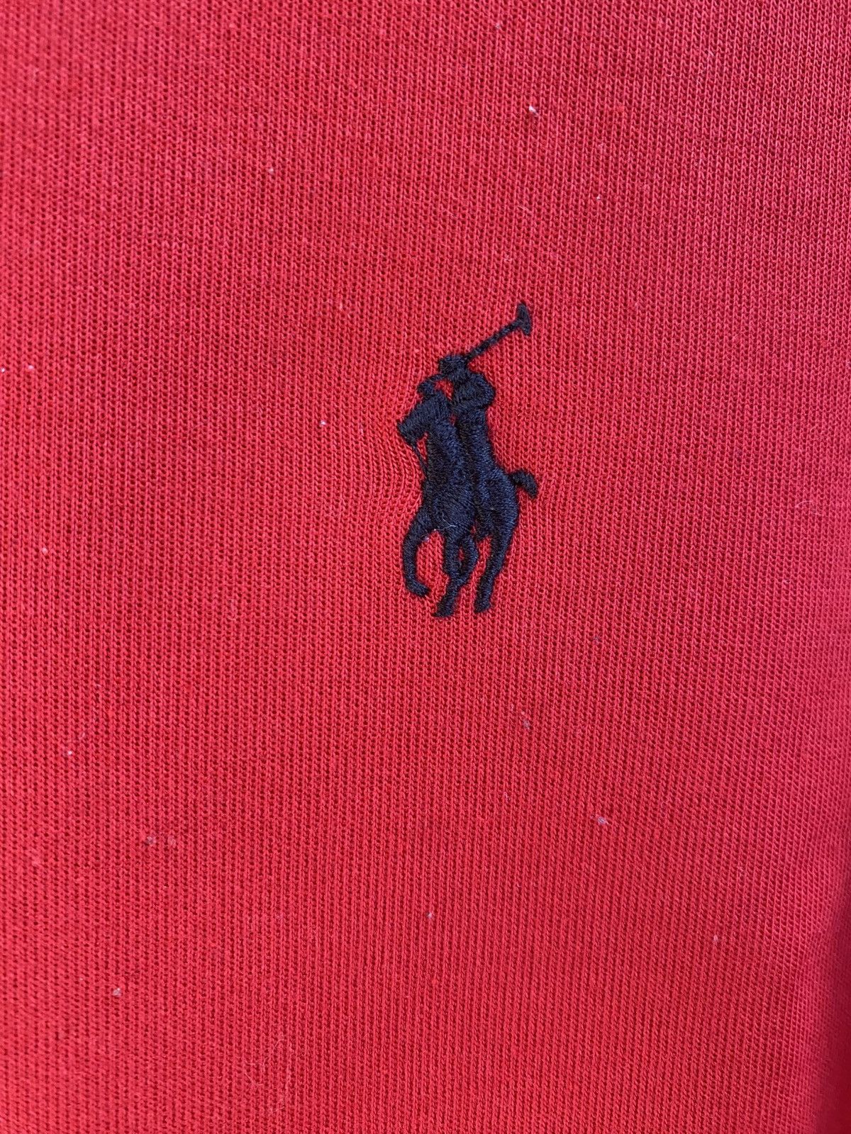 Polo Ralph Lauren Polo Ralph Lauren Double Knit Full Zip Sweater Red Size US XL / EU 56 / 4 - 2 Thumbnail