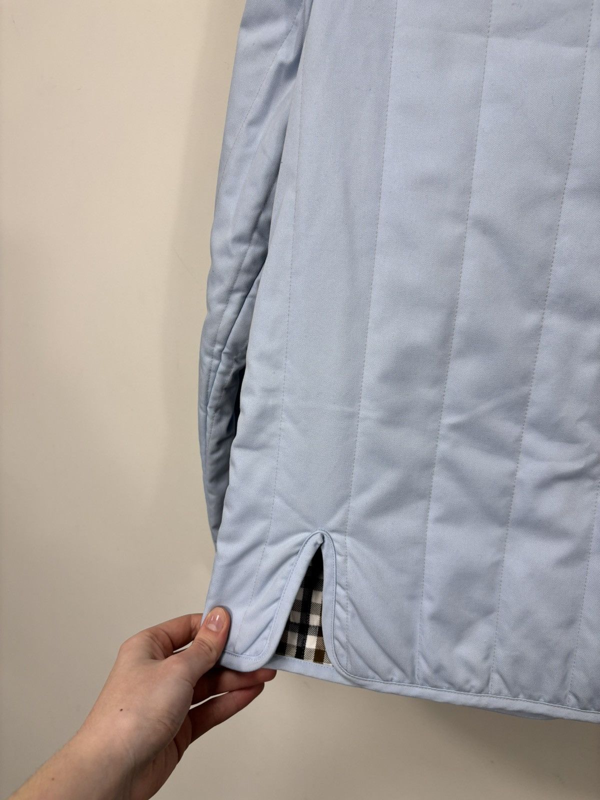Aquascutum Aquascutum Women’s Light Blue Quilted Jacket Size S / US 4 / IT 40 - 24 Thumbnail