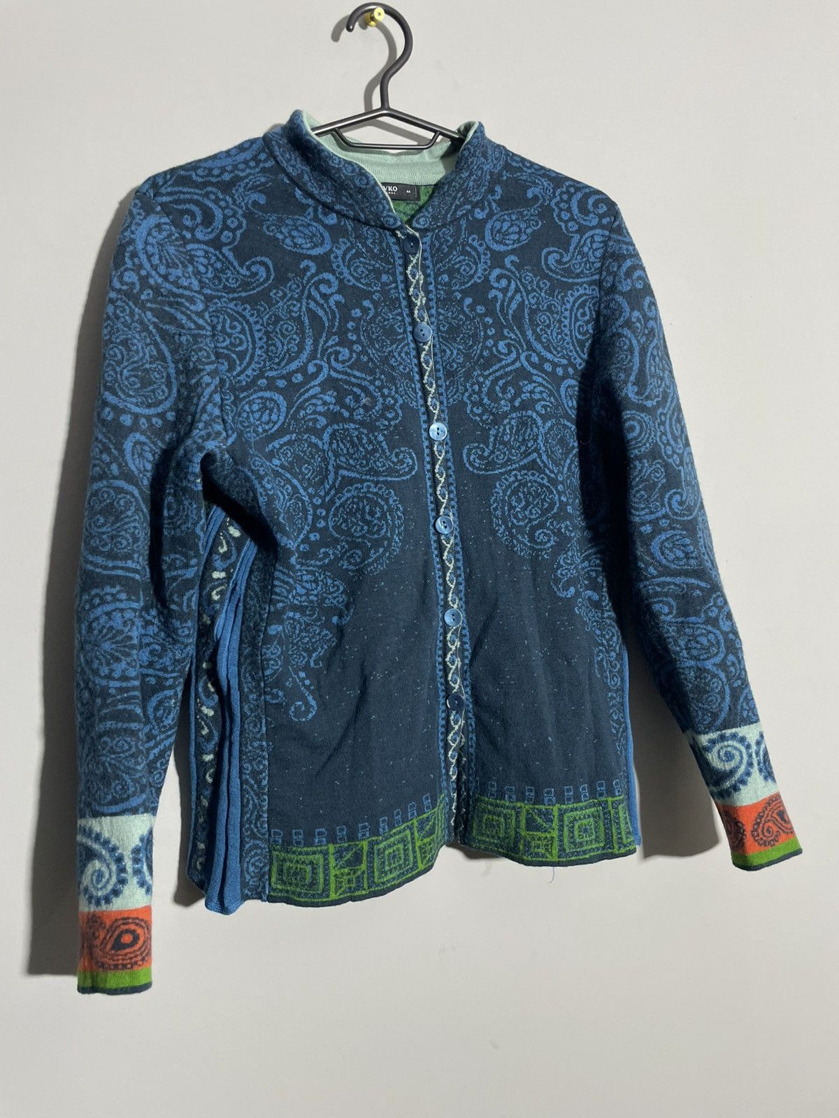 Other Ivko knit Jacquard jacket with Pleats Avant Gard style Size M / US 6-8 / IT 42-44 - 2 Thumbnail