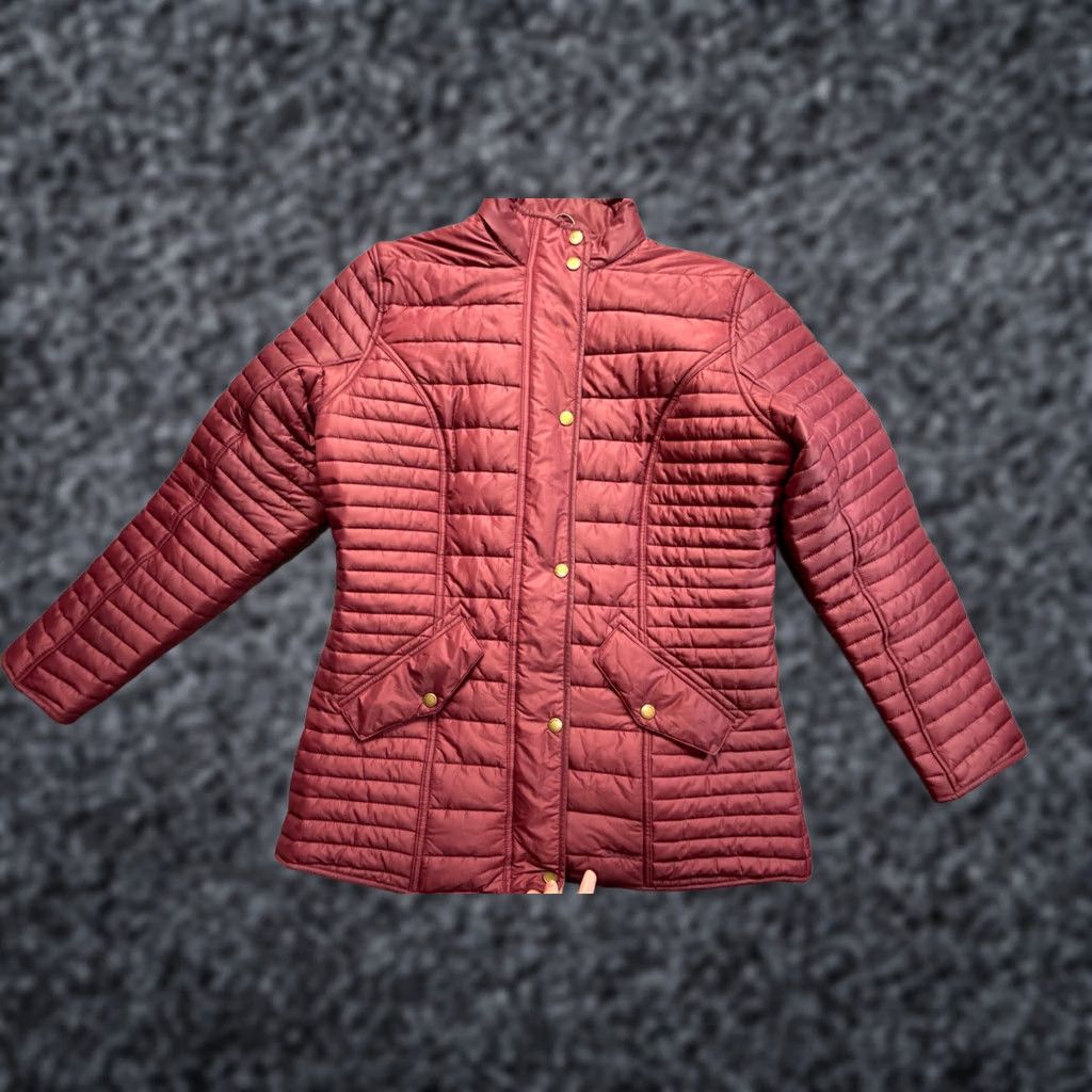 Barbour Barbour Crossrail Quilt Burgundy Jacket Womens UK 16 Red Quilted Jacket Womens UK 16 Barbour Crossrail Quilt Burgundy Jacket Womens UK 16 Size XXL / US 16-18 / IT 52-54 - 1 Thumbnail