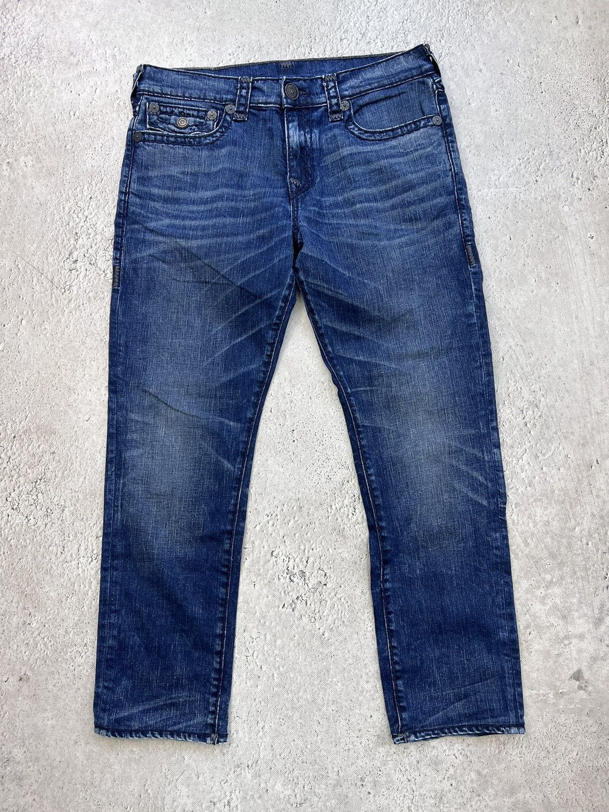 Japanese Brand × True Religion True Religion y2k Flare Japanese Jeans Distressed Size US 34 / EU 50 - 11 Thumbnail