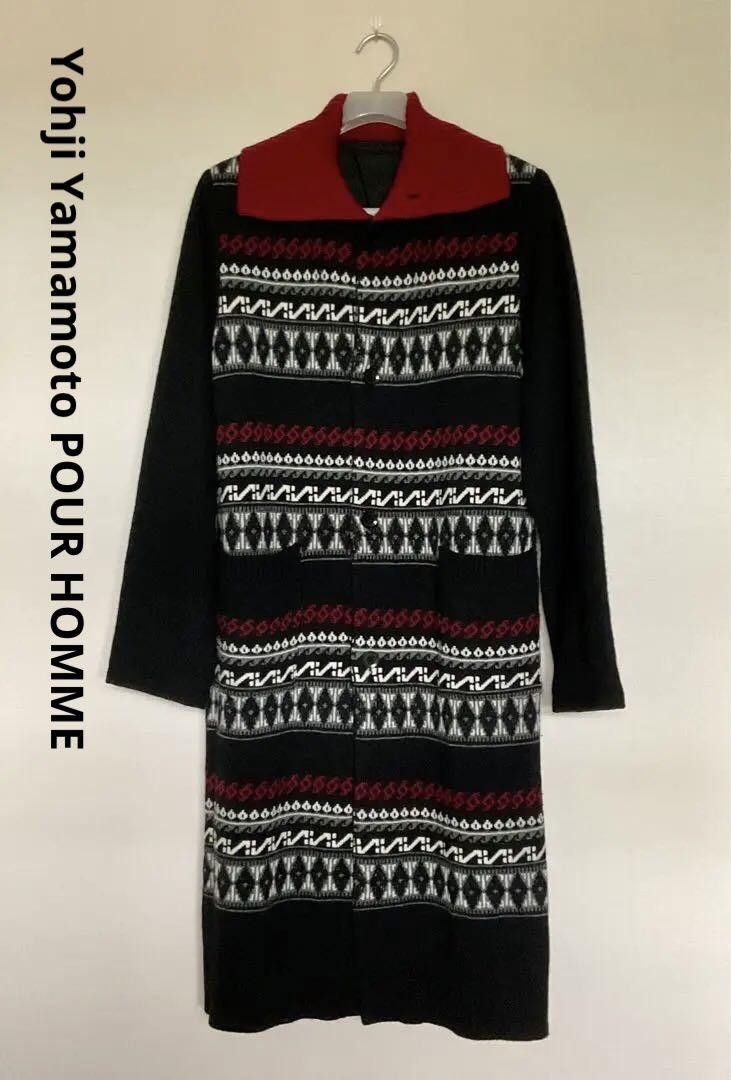 Yohji Yamamoto Yohji Yamamoto POUR HOMME long knit coat Size US M / EU 48-50 / 2 - 1 Thumbnail