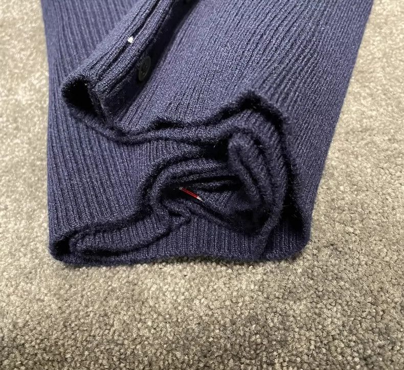 Thom Browne Thom Browne Blue sheep cashmere sweater Size US L / EU 52-54 / 3 - 6 Thumbnail