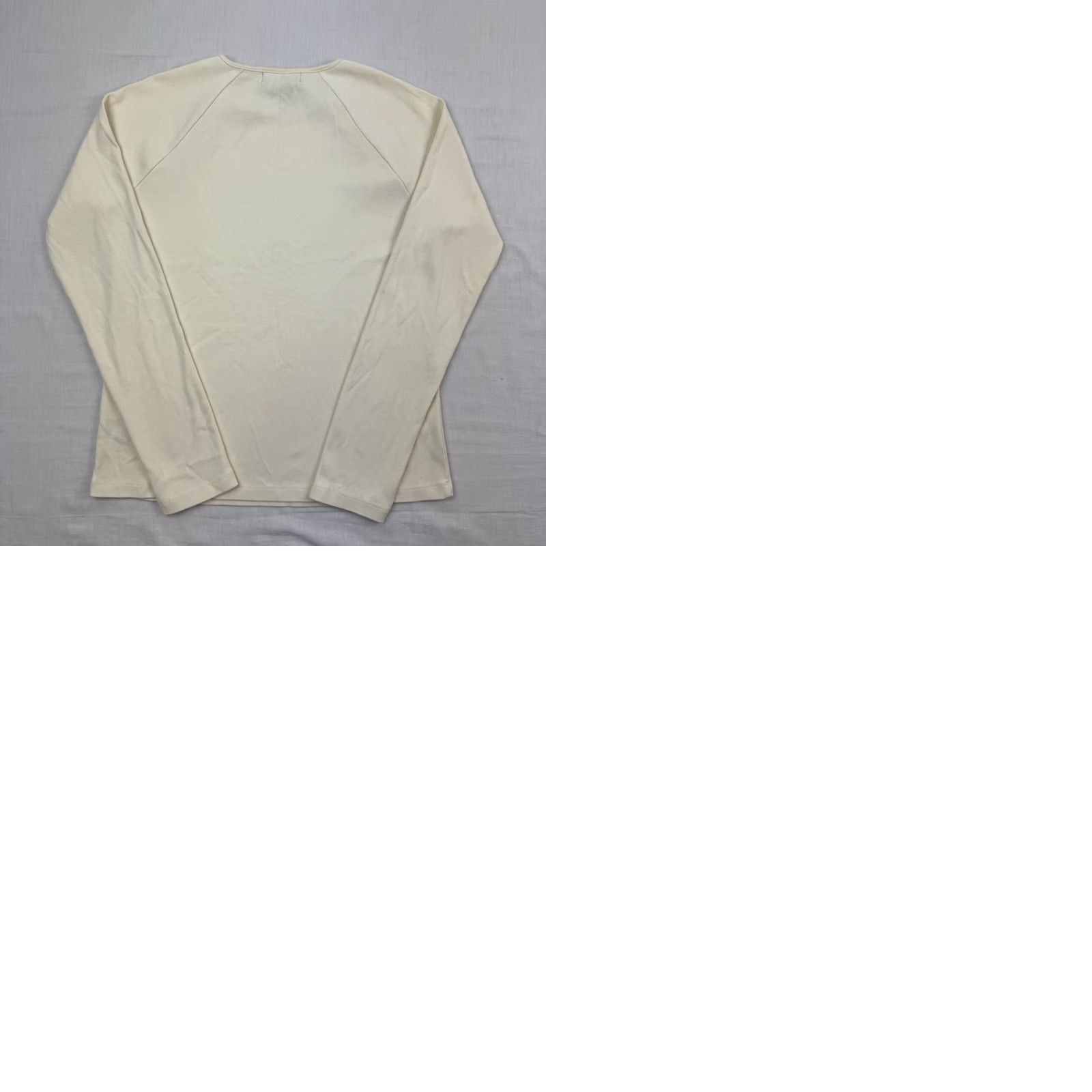 Ralph Lauren VINTAGE Lauren Ralph Lauren Shirt Womens Large Designer Preppy Beige Long Sleeve Size L / US 10 / IT 46 - 9 Thumbnail
