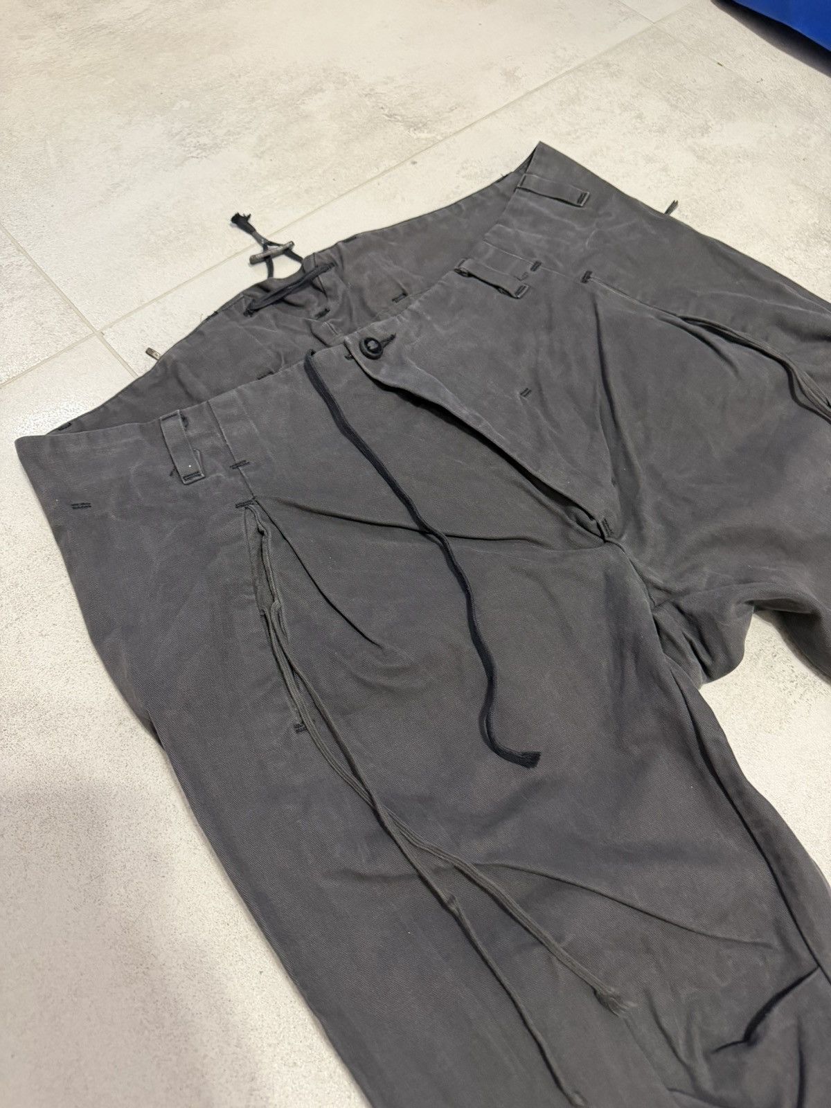 Boris Bidjan Saberi Boris Bidjan Saberi rare multilaced silver tab pants Size US 36 / EU 52 - 10 Thumbnail