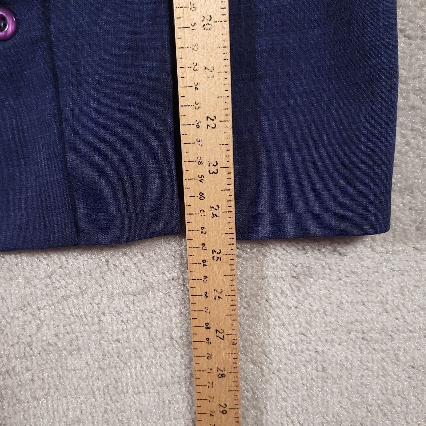 Vintage Sag Harbor Blazer Jacket Womens 8 Blue Career Design Pockets Blazer Jacket Size M / US 6-8 / IT 42-44 - 6 Thumbnail