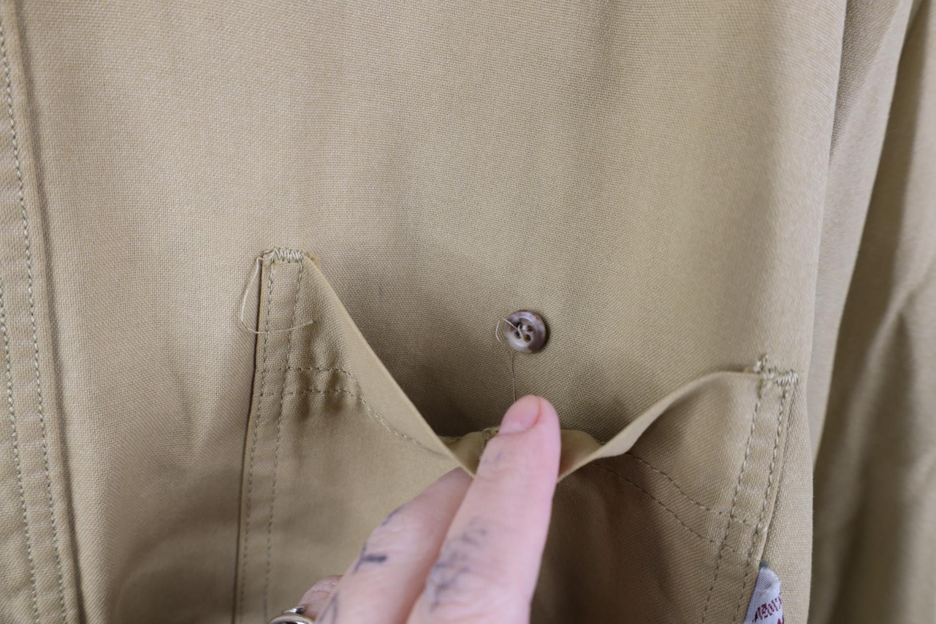 Vintage Vintage 90s Tyndale FR Fire Flame Resistant Button Shirt Size US XXL / EU 58 / 5 - 6 Thumbnail