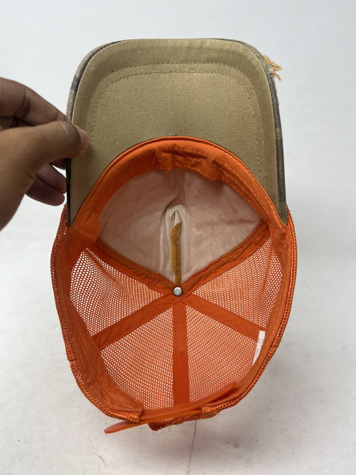 Japanese Brand Air Force Distressed Camouflage Trucker Hat Size ONE SIZE - 7 Thumbnail