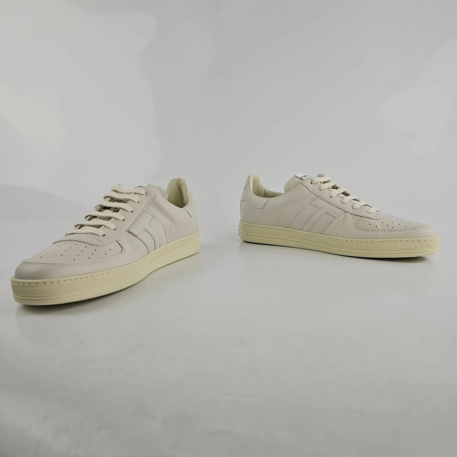 Tom Ford Tom Ford Radcliffe White Low Top Sneakers New Size US 12 / EU 45 - 4 Thumbnail