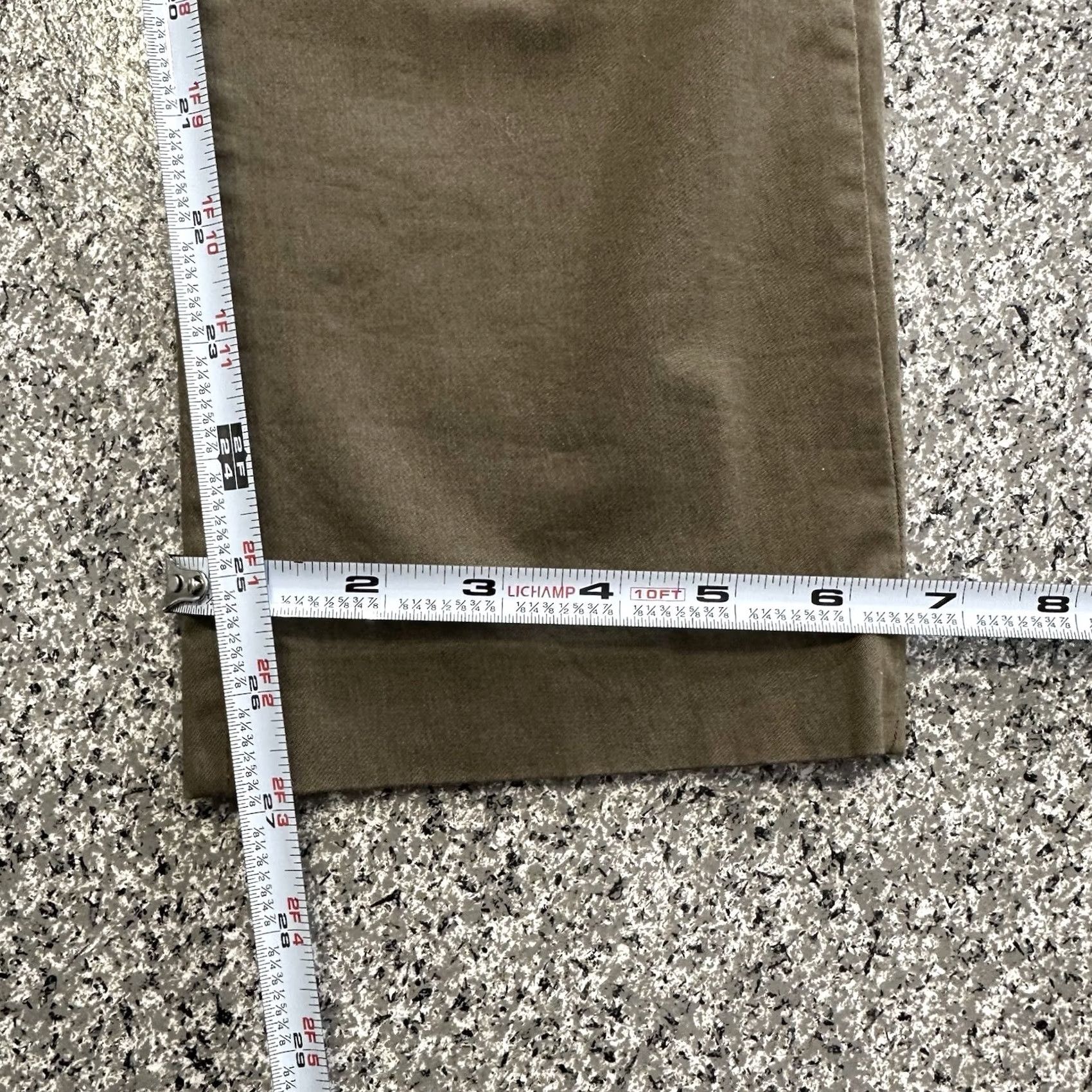 Express Express Dress Pants Mens 30x27 Brown Slim Tapered Khaki Organic Cotton Dress Pants Mens Brown Slim 30 27 Express Size US 30 / EU 46 - 8 Thumbnail