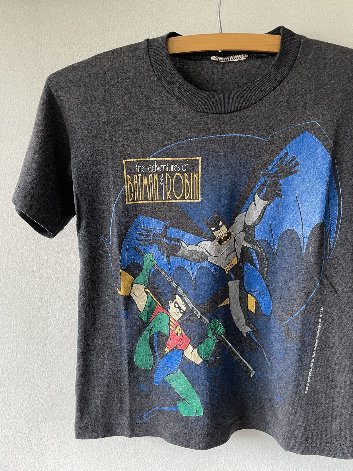 Vintage Faded 1995 Batman & Robin Animated Series tee | Grailed