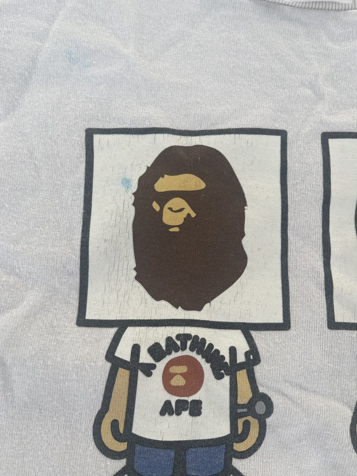 Bape Vintage A Bathing Ape BAPE Lang 1st Anniversary Shirt Tee Size US S / EU 44-46 / 1 - 11 Thumbnail