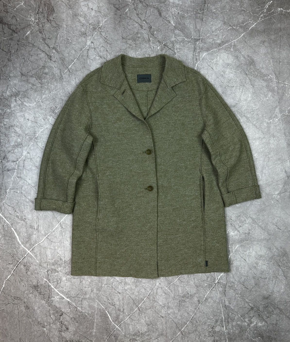 OSKA OSKA Coat Boiled Wool with Pockets Size 1 Heather Size M / US 6-8 / IT 42-44 - 1 Thumbnail