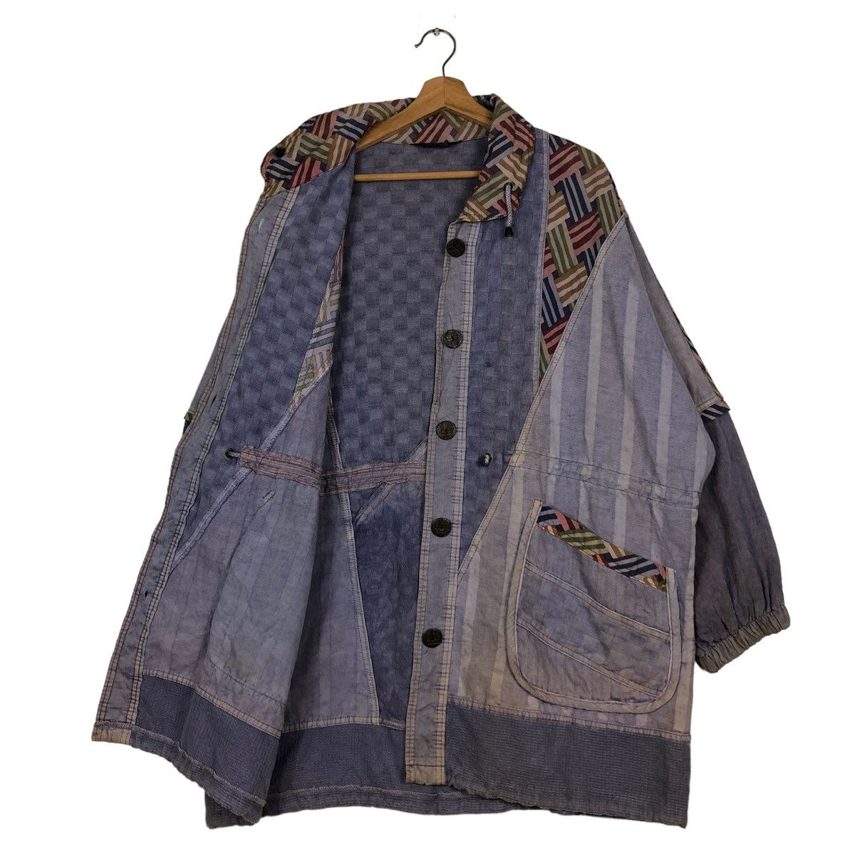Japanese Brand × Vintage 🔥VINTAGE TRADITIONAL BUTTON JACKET NATIVE ISSEY MIYAKE JAPAN Size US M / EU 48-50 / 2 - 11 Thumbnail