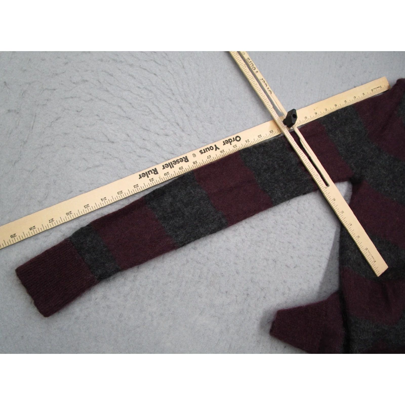 Todd Snyder Todd Snyder Sweater Mens Medium Red Striped Crew Neck Mohair Merino Blend Pullover Size US M / EU 48-50 / 2 - 7 Thumbnail