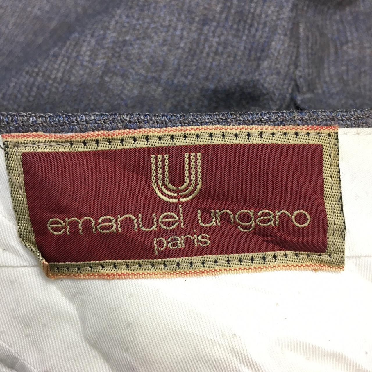 Emanuel Ungaro Vtg EMANUEL UNGARO Paris Long Pants Trousers Casual Pants Size US 29 - 3 Thumbnail