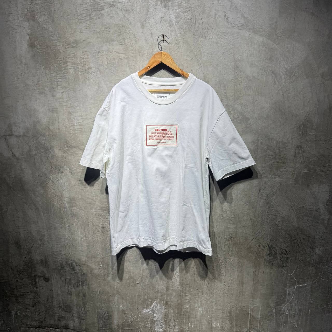 Maison Margiela Maison Margiela Line 10 Caution Tee Size US XXL / EU 58 / 5 - 1 Thumbnail