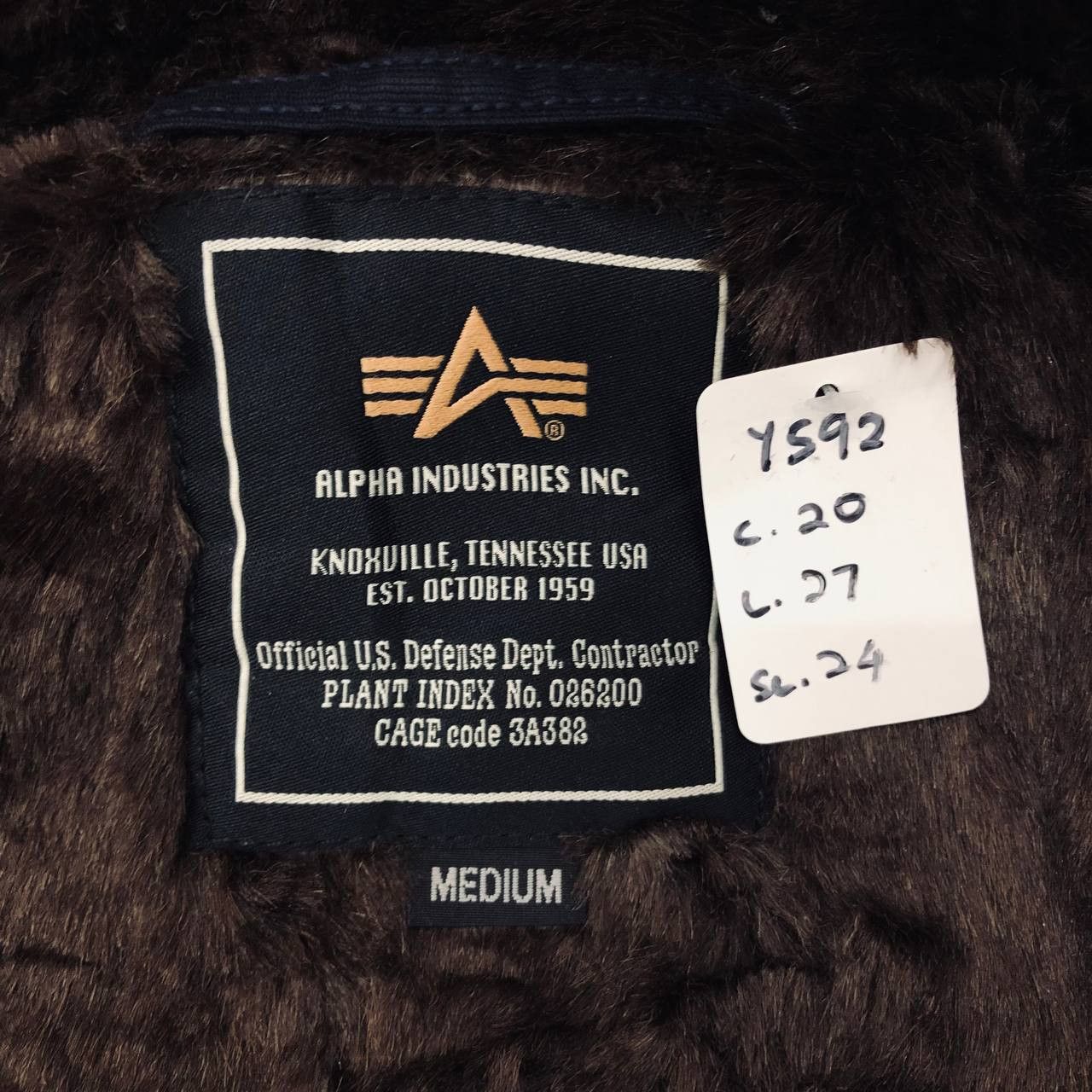 Alpha Industries Y592 U.S.A.I ALPHA INDUSTRIES SHERPA JACKETS Size US M / EU 48-50 / 2 - 10 Thumbnail