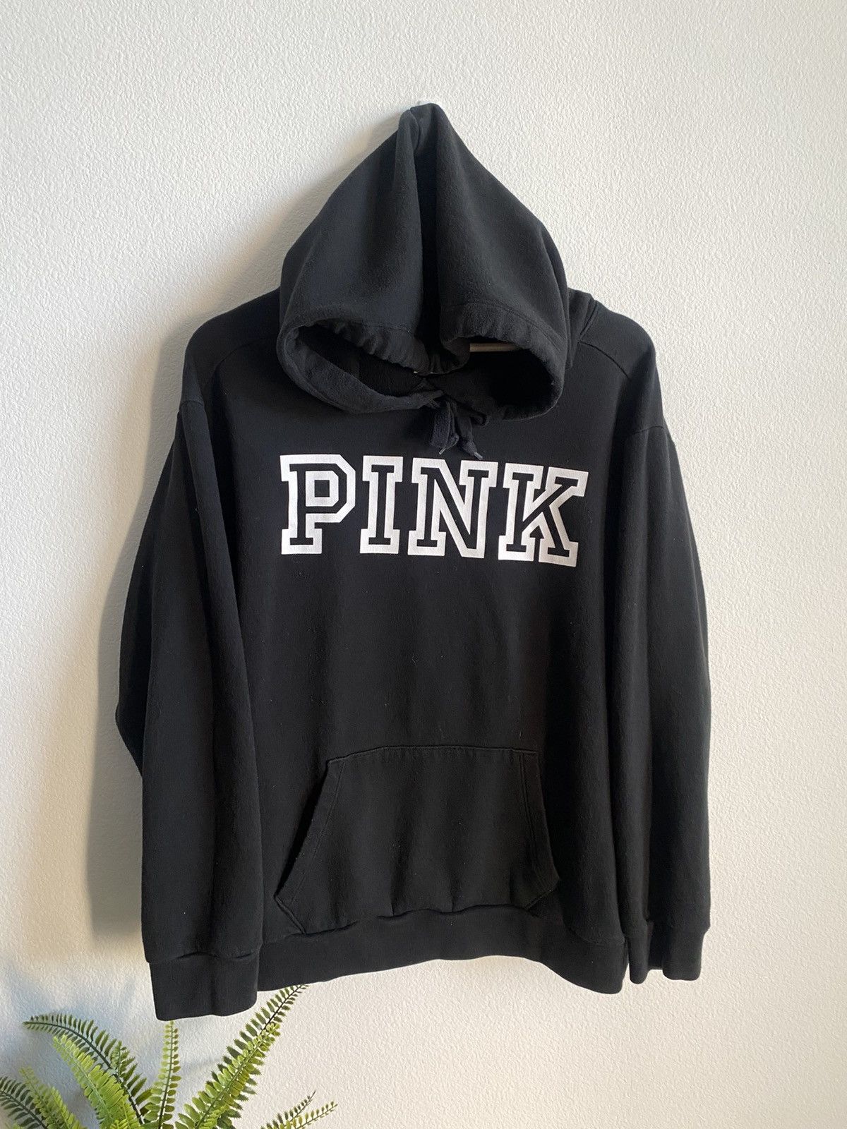 Sweatshirt Victoria's Secret PINK Gris Taille M - Zip, Poches, Manches Boutonnées, Occasion