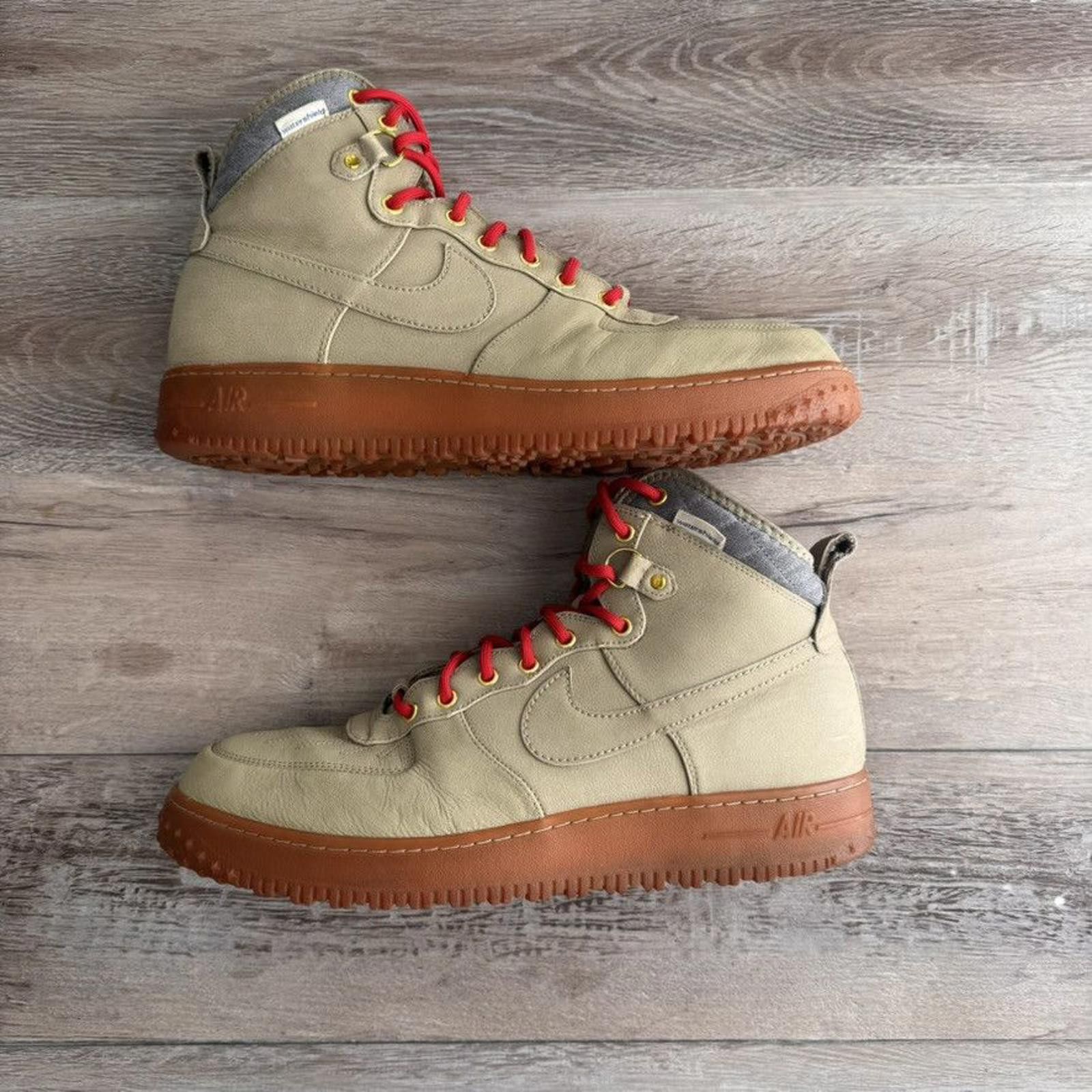 Nike NIKE • Air Force 1 Duckboot "Bamboo" (15M) Size US 15 / EU 48 - 2 Thumbnail