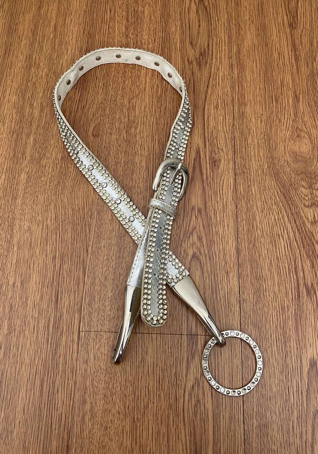 If Six Was Nine × Japanese Brand × Le Grande Bleu (L.G.B.) Silver crystal belt Size ONE SIZE - 1 Thumbnail