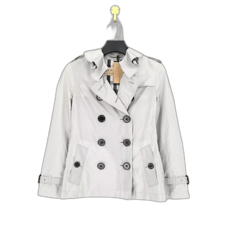 Burberry Burberry Classic Short Coat with Peter Pan Collar Size L / US 10 / IT 46 - 1 Thumbnail