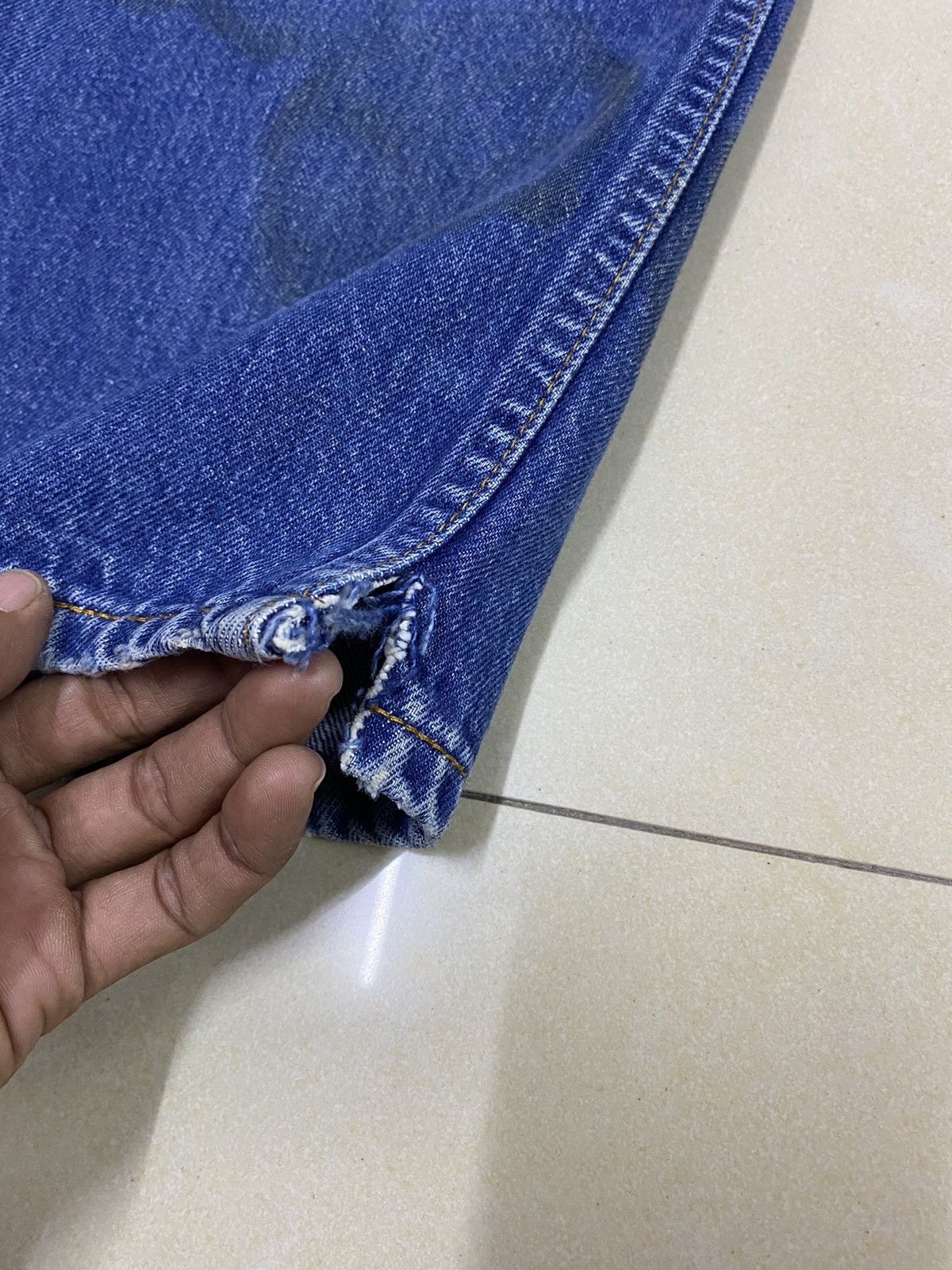 Levi's × Vintage Vintage Levis 517 Orange Tab Distressed Rusty Flared Denim Size US 34 / EU 50 - 7 Thumbnail