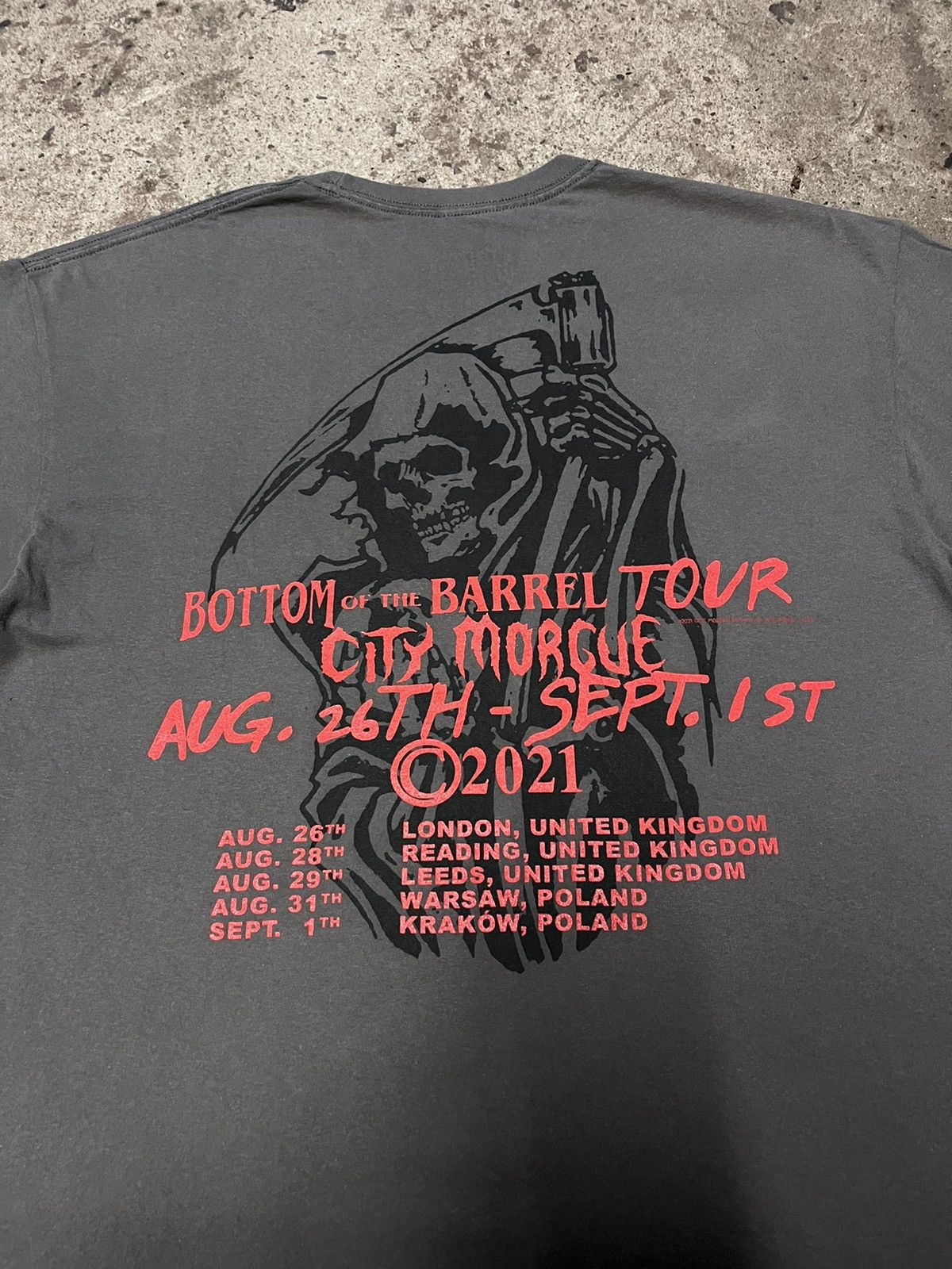 City Morgue × Fuck The Population × G59 Records City morgue t shirt merch rare bottom of the barrel tour Size US XL / EU 56 / 4 - 4 Thumbnail
