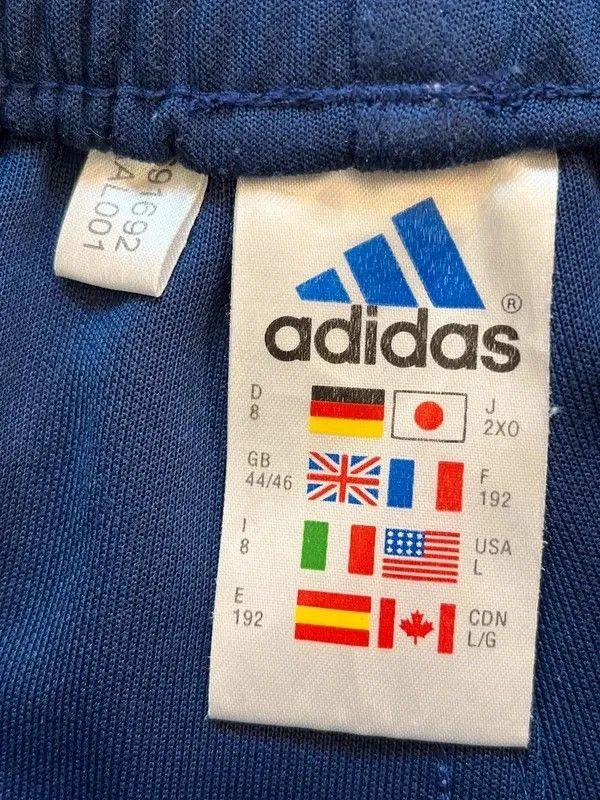 Adidas OG Adidas Vintage 2001 Deadstock Sz L Track Pants Indonesia Size US 34 / EU 50 - 8 Thumbnail