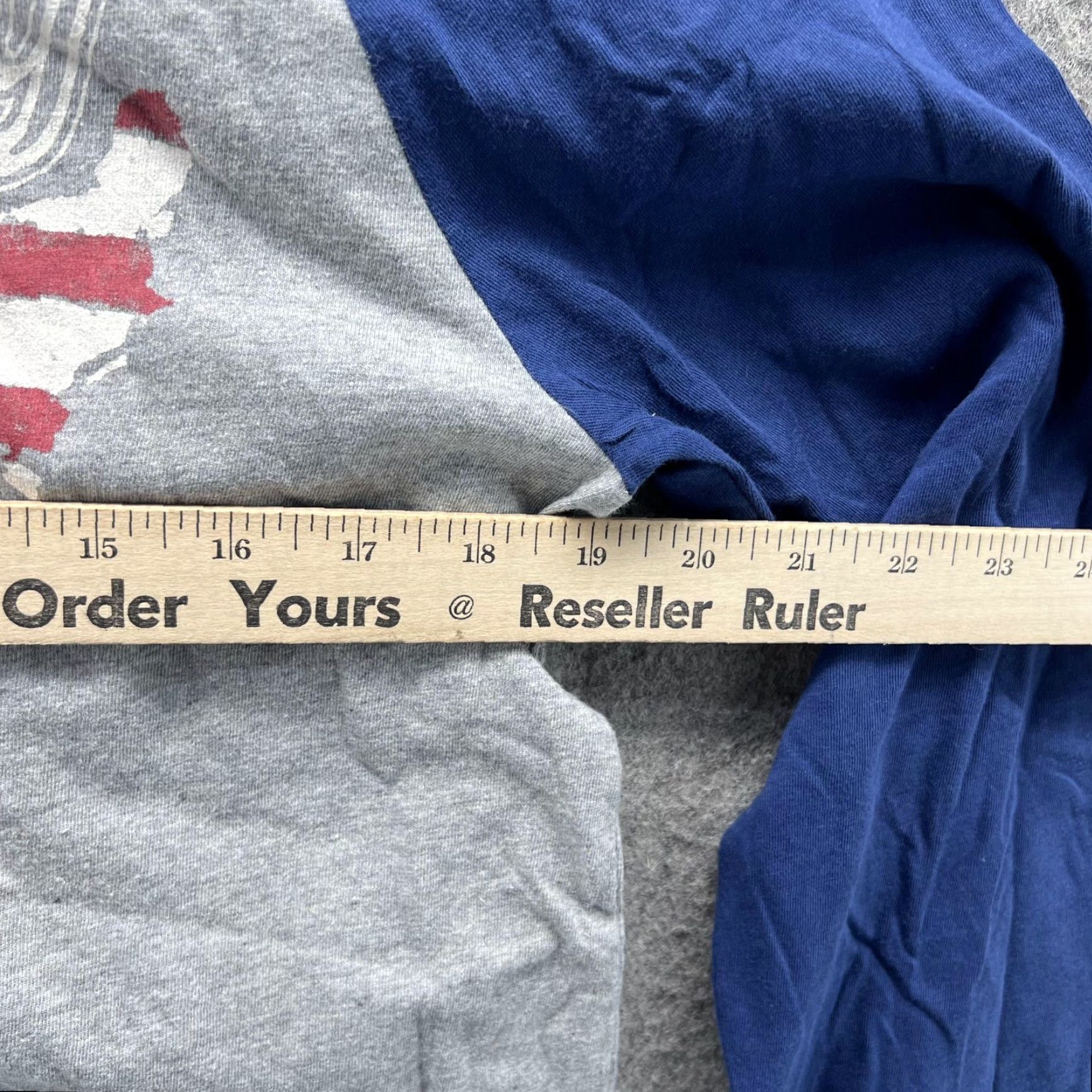 Ralph Lauren VINTAGE Denim & Supply Ralph Lauren Shirt Men Medium Gray Blue Long Sleeve USA Flag Cotton Size US M / EU 48-50 / 2 - 4 Thumbnail