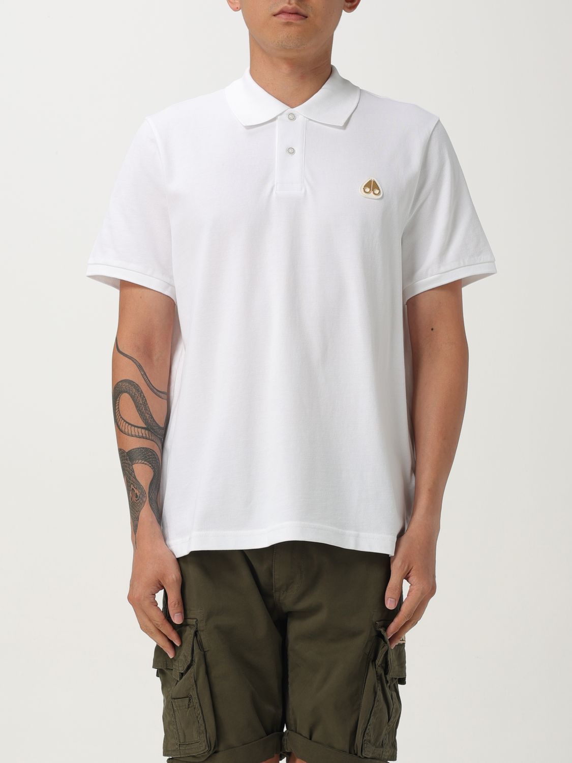 Moose Knuckles Moose Knuckles Polo Shirt Men White Size US XXL / EU 58 / 5 - 1 Thumbnail