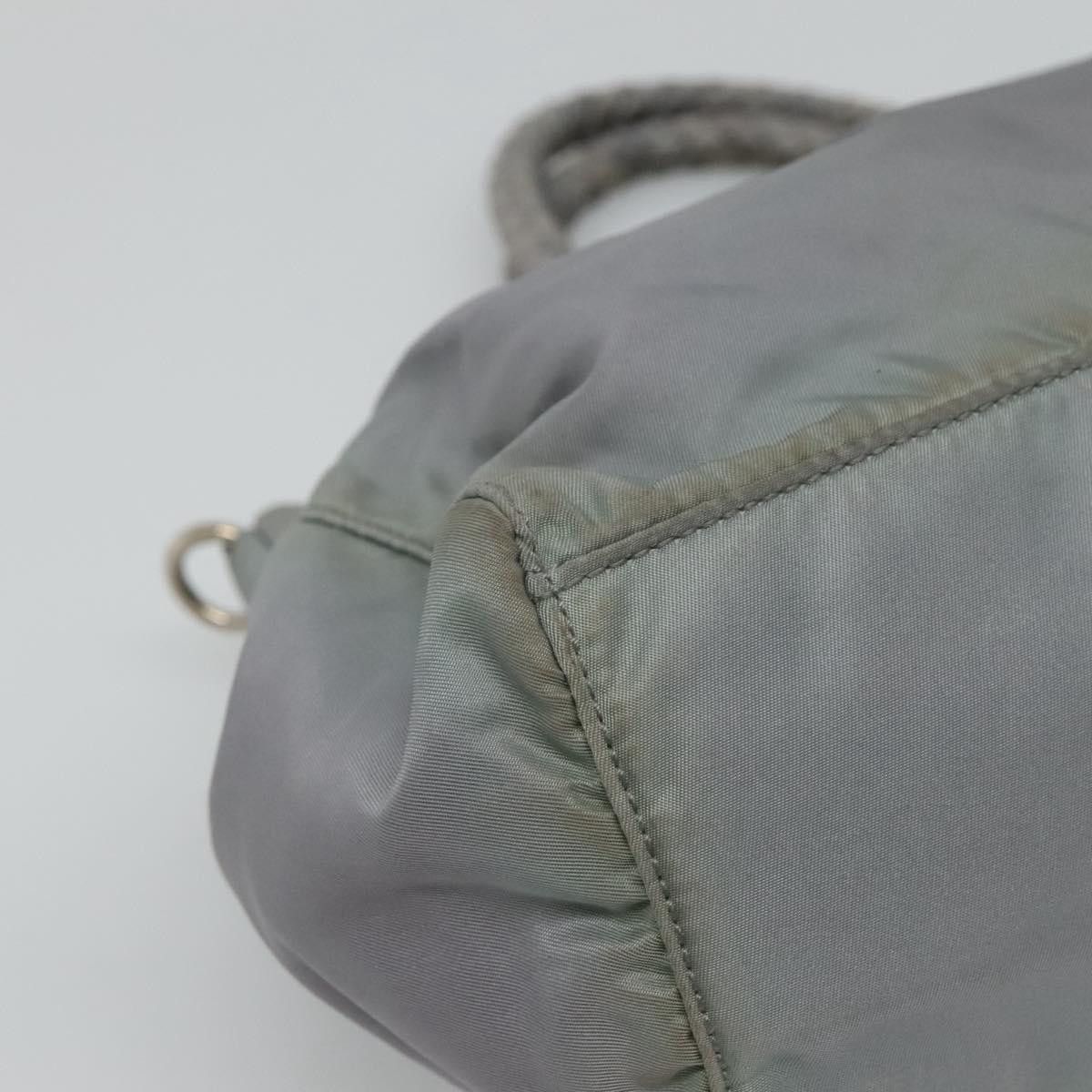 Prada PRADA Hand Bag Nylon Gray Size ONE SIZE - 13 Thumbnail