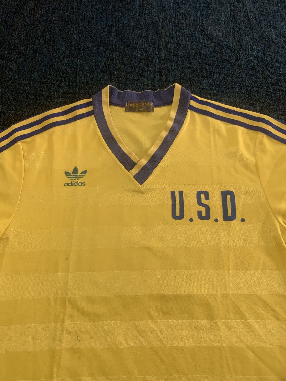 Adidas Vtg Jersey Adidas 80s Rare Size US M / EU 48-50 / 2 - 2 Thumbnail