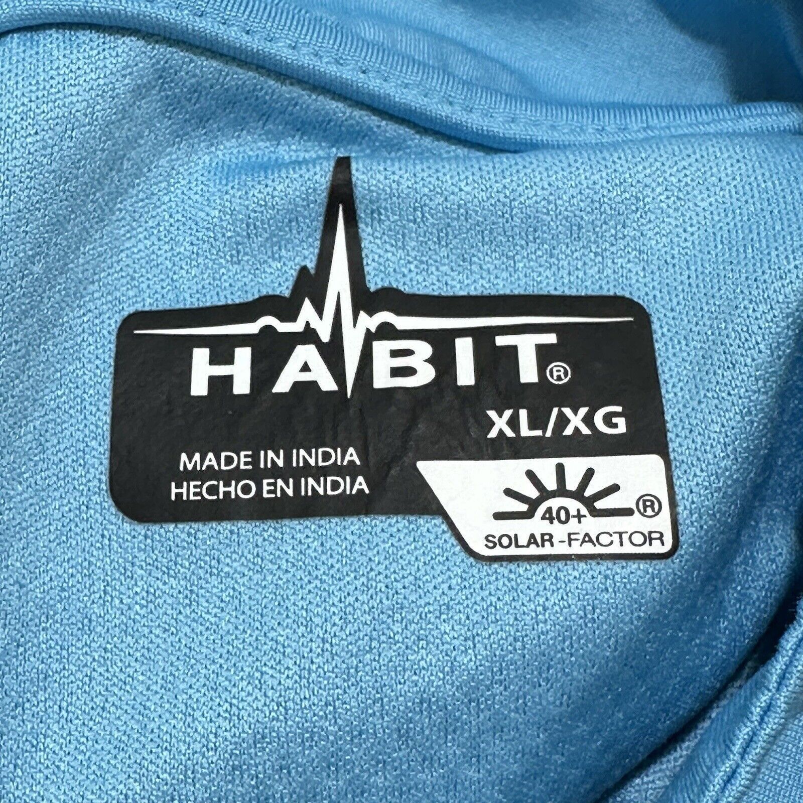 Other Habit XL Light Blue 1/4 Zip Long Sleeve Sweatshirt Pullover Size US XL / EU 56 / 4 - 3 Thumbnail